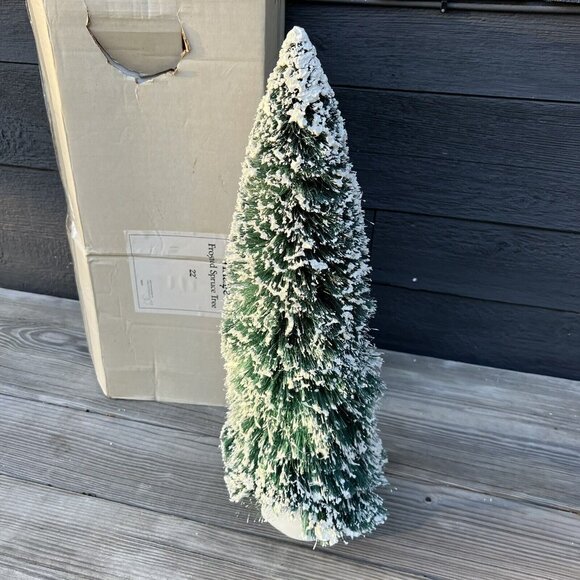 Department 56 Christmas Snow Village BIG 22" Frosted Spruce Tree #52329 Box-C - Picture 3 of 16